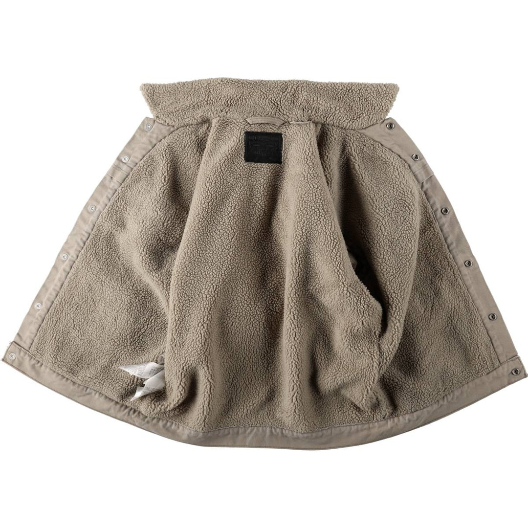 Levi's padded fleece jacket, men's size XL. cotton gray type Vintage Second Hand