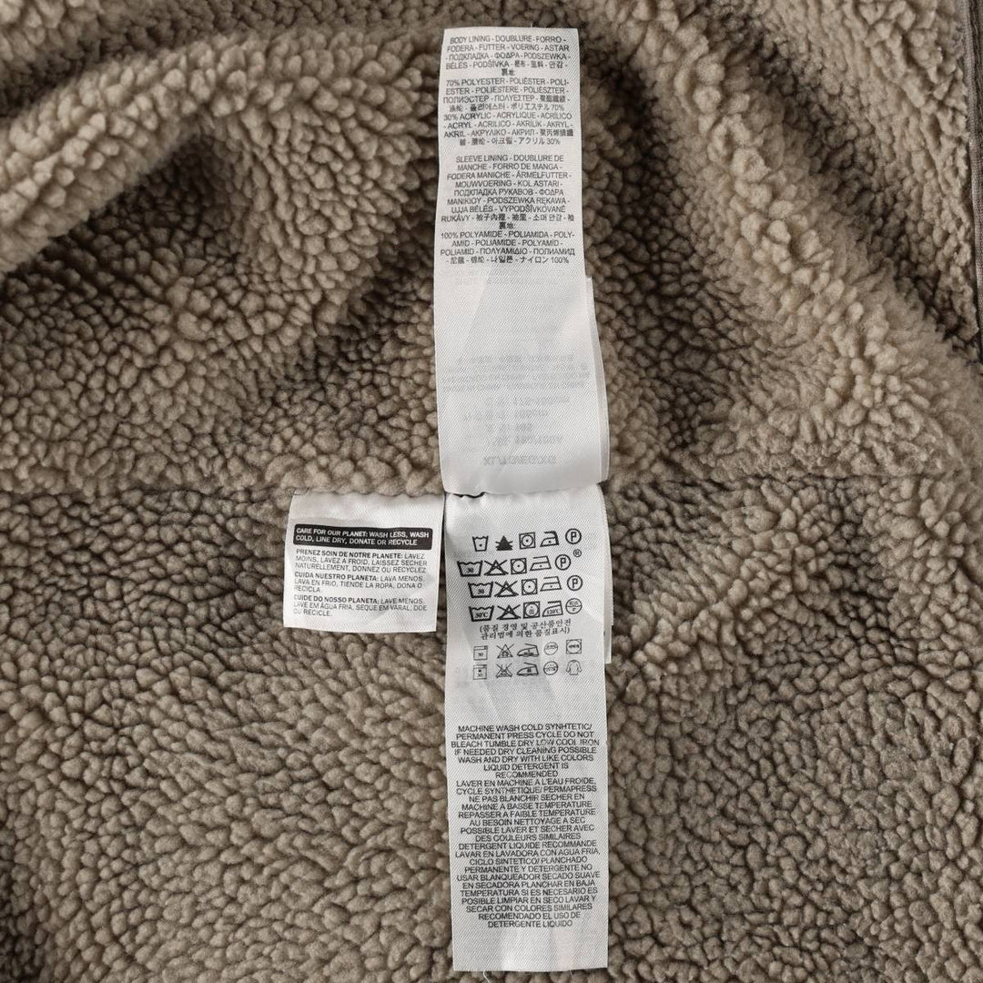 Levi's padded fleece jacket, men's size XL. cotton gray type Vintage Second Hand