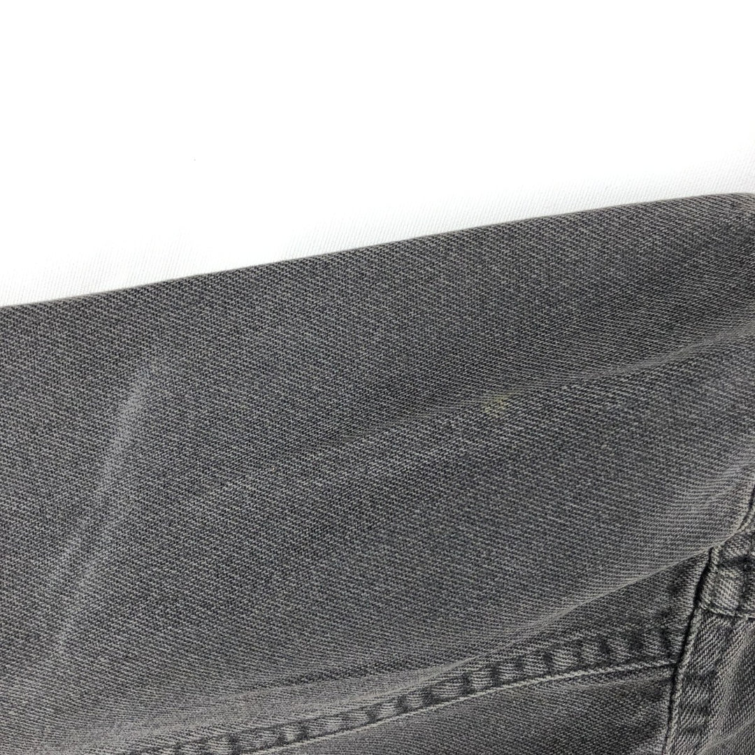 Levi's RED TAB Long-Sleeve Black Denim Shirt, Men's Size L (approx.) cotton black type Vintage Second Hand