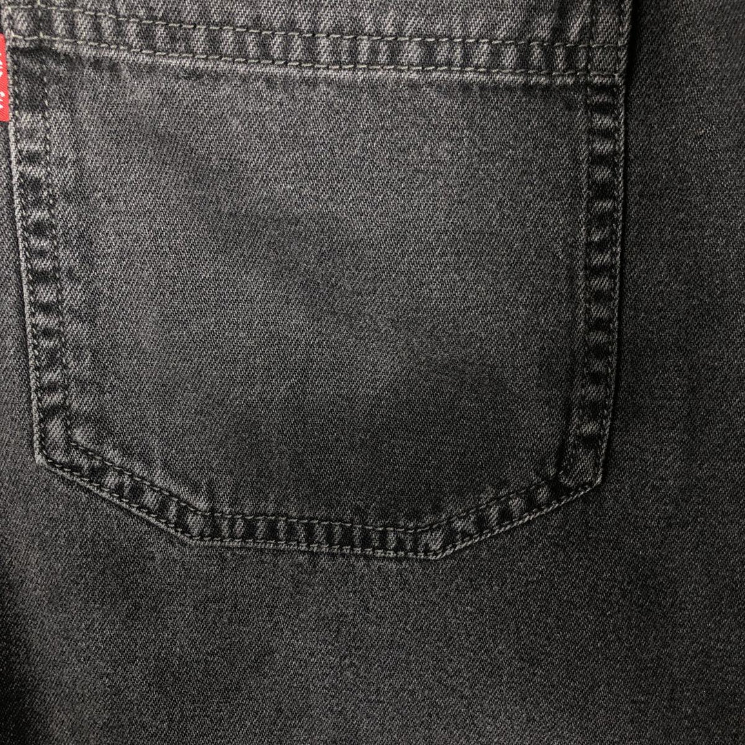 90'S Levi's RED TAB Long-Sleeve Black Denim Shirt, Men's Size L (approx.), Vintage cotton black type Vintage Second Hand