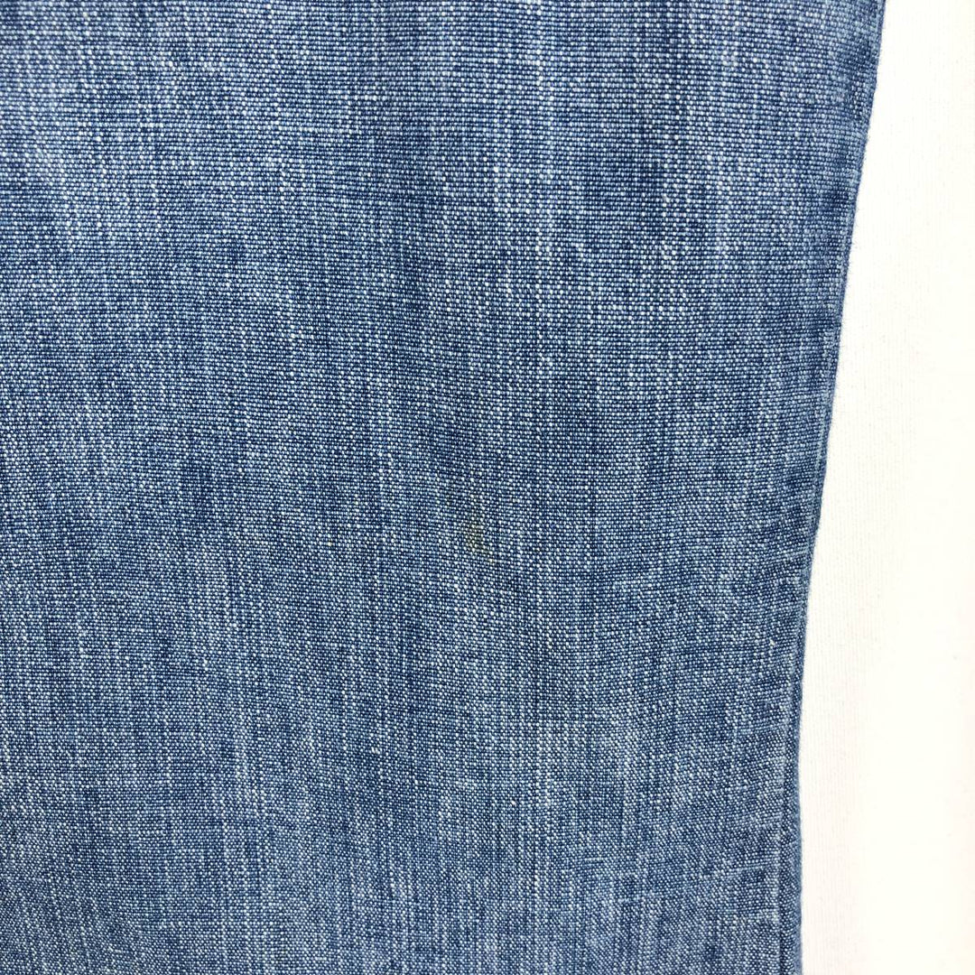 ~90'S Levi's Orange Tab Long-Sleeve Denim Shirt, Men's Size M (Equivalent), Vintage unclear blue type Vintage Second Hand