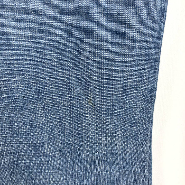 ~90'S Levi's Orange Tab Long-Sleeve Denim Shirt, Men's Size M (Equivalent), Vintage unclear blue type Vintage Second Hand