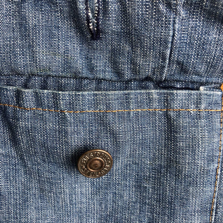 ~90'S Levi's Orange Tab Long-Sleeve Denim Shirt, Men's Size M (Equivalent), Vintage unclear blue type Vintage Second Hand