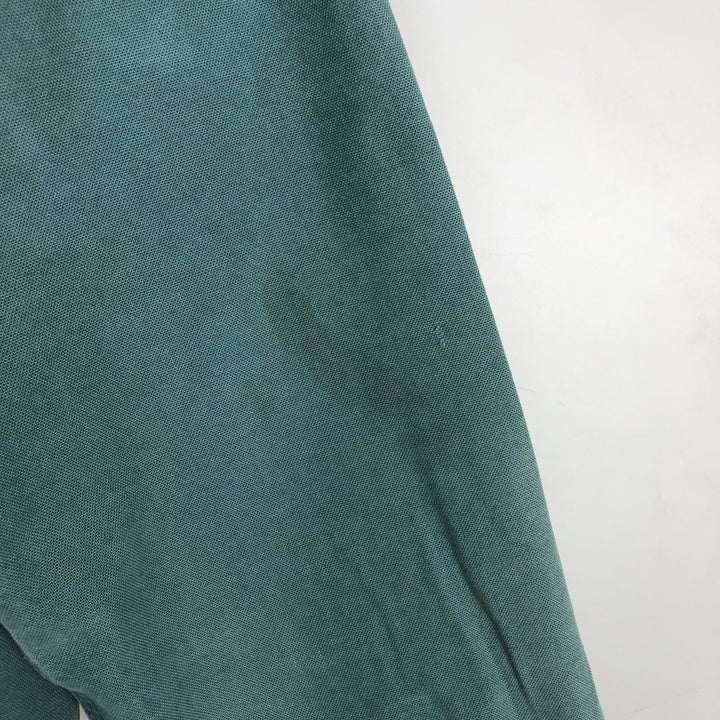 90'S Carhartt Long-Sleeve Duck Work Shirt, Men's Size XL (Equivalent), Vintage unclear green type Vintage Second Hand