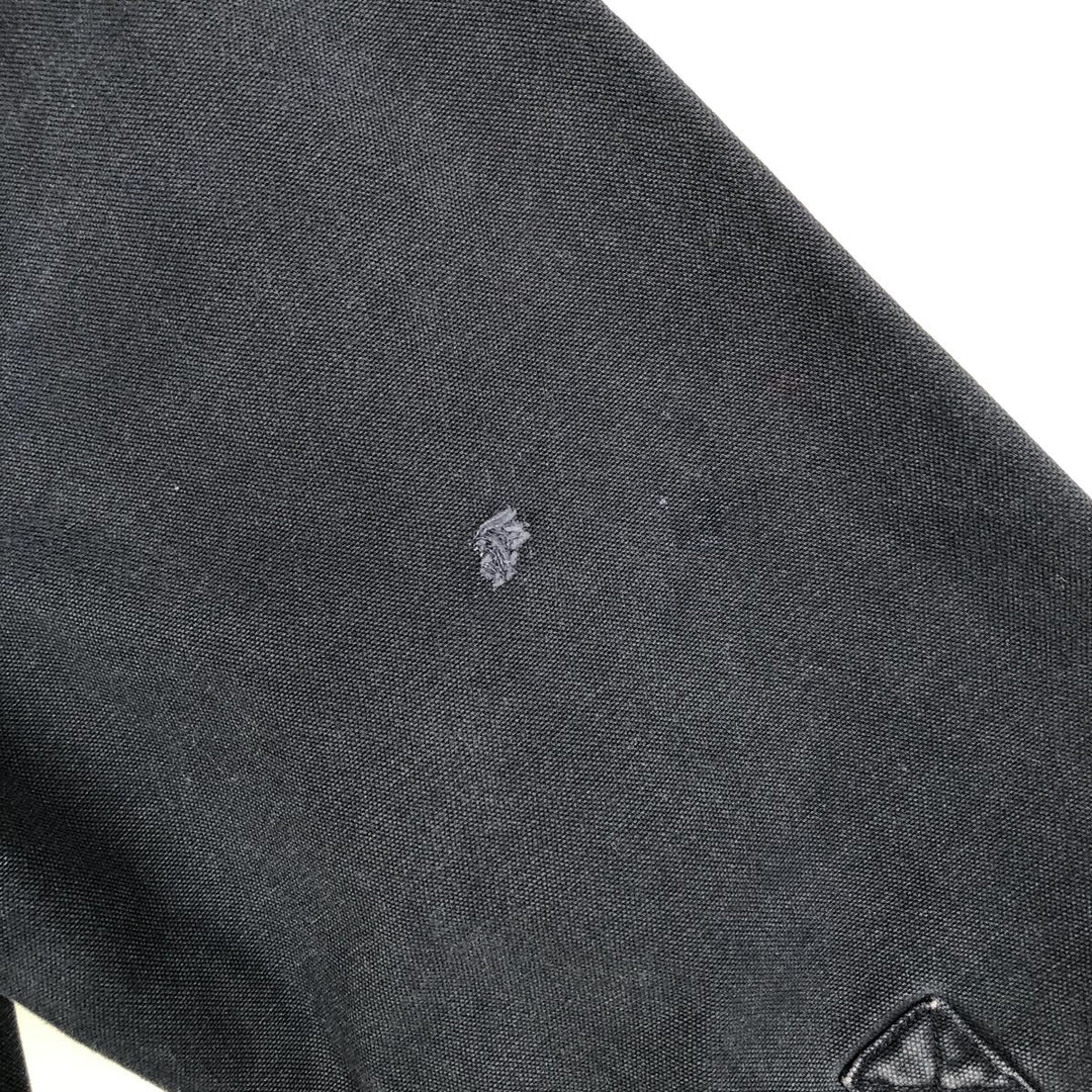 Carhartt Long Sleeve Duck Work Shirt, Men's Size Medium cotton black type Vintage Second Hand