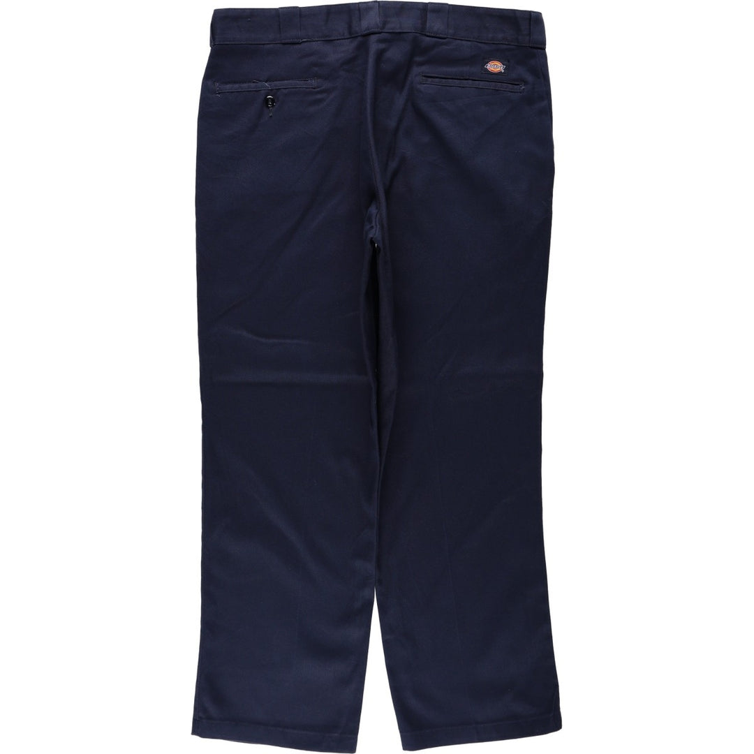 Dickies 874 FLEX ORIGINAL FIT Work Pants, Men's W38 equivalent. polyester navy blue type Vintage Second Hand