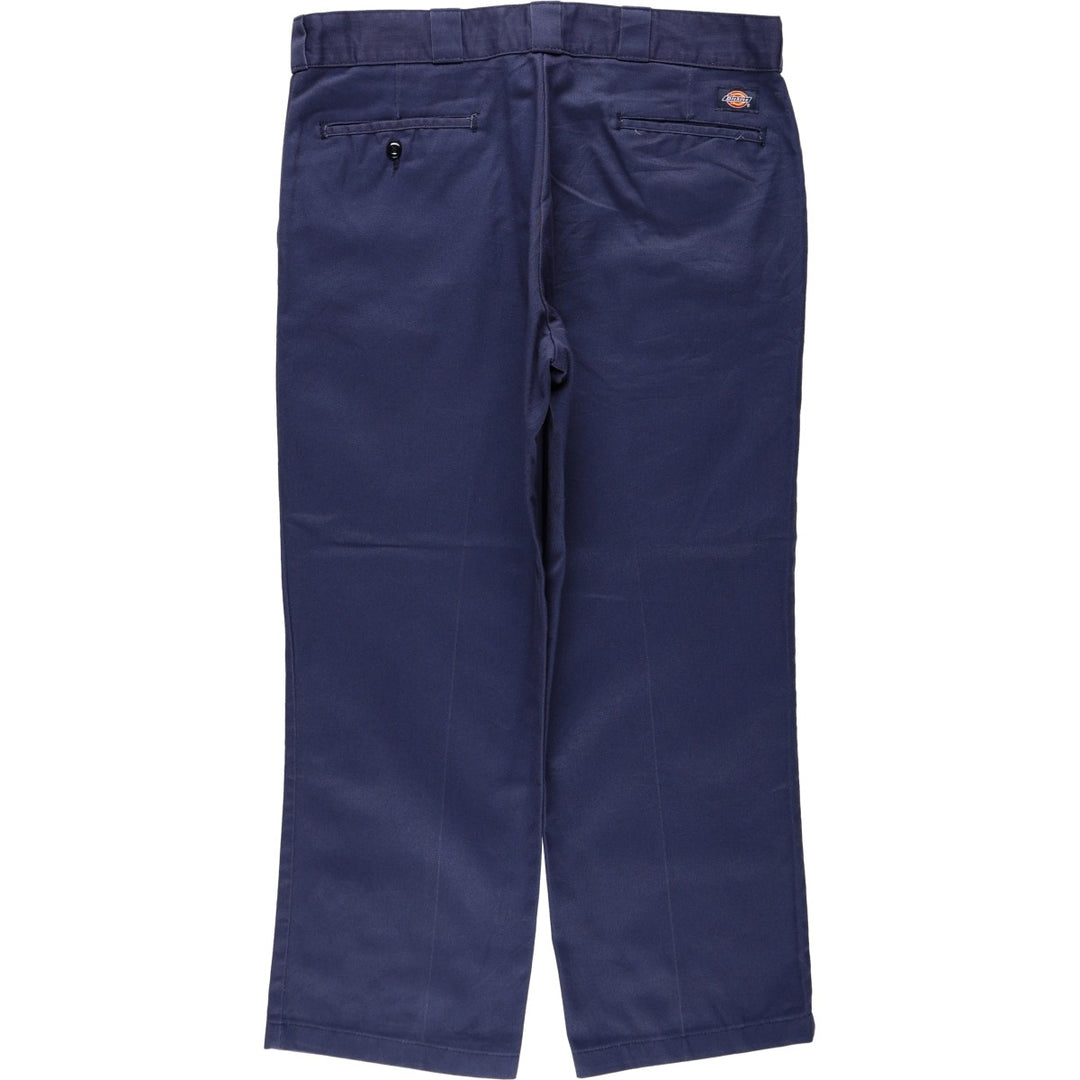 Dickies 874 Original Fit Work Pants for Men, W37 polyester navy blue type Vintage Second Hand