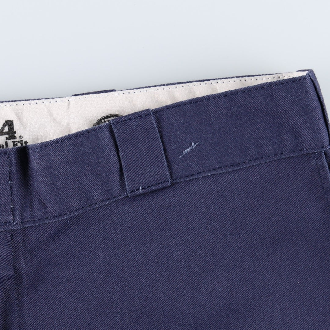 Dickies 874 Original Fit Work Pants for Men, W37 polyester navy blue type Vintage Second Hand