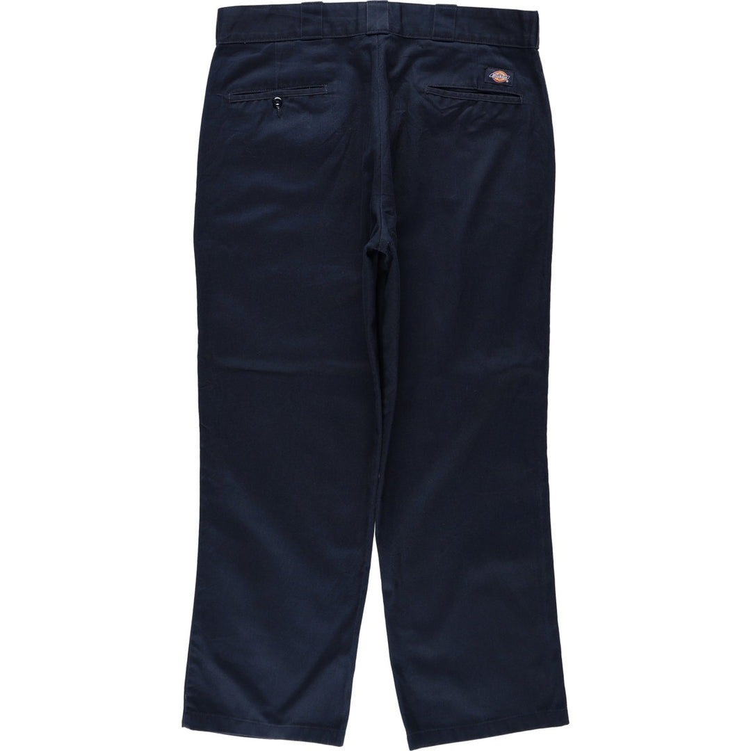 Dickies 874 Original Fit Work Pants for Men, W36 polyester navy blue type Vintage Second Hand
