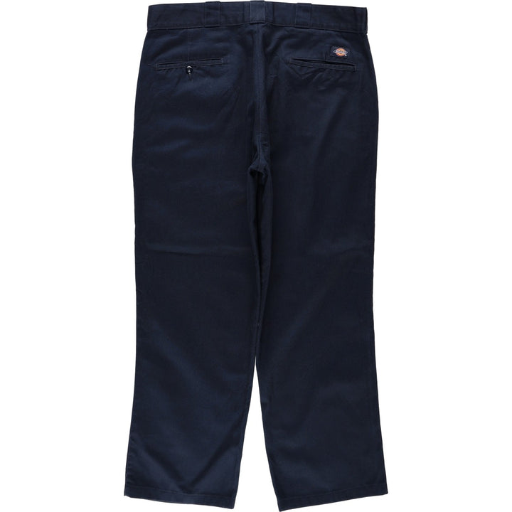 Dickies 874 Original Fit Work Pants for Men, W36 polyester navy blue type Vintage Second Hand