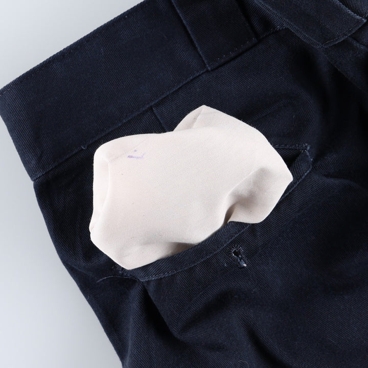 Dickies 874 Original Fit Work Pants for Men, W36 polyester navy blue type Vintage Second Hand