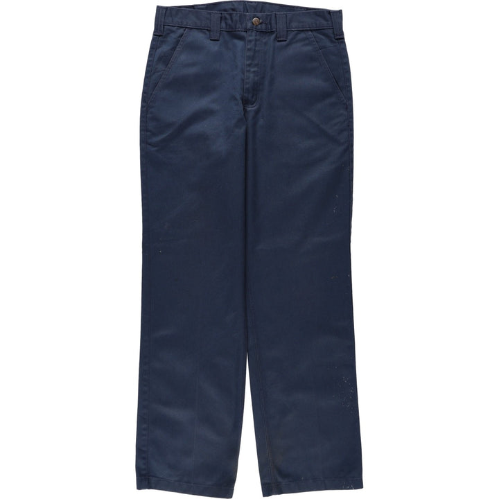 Carhartt Blended Twill Pant Work Pants, Men's W33 (approx.) polyester navy blue type Vintage Second Hand