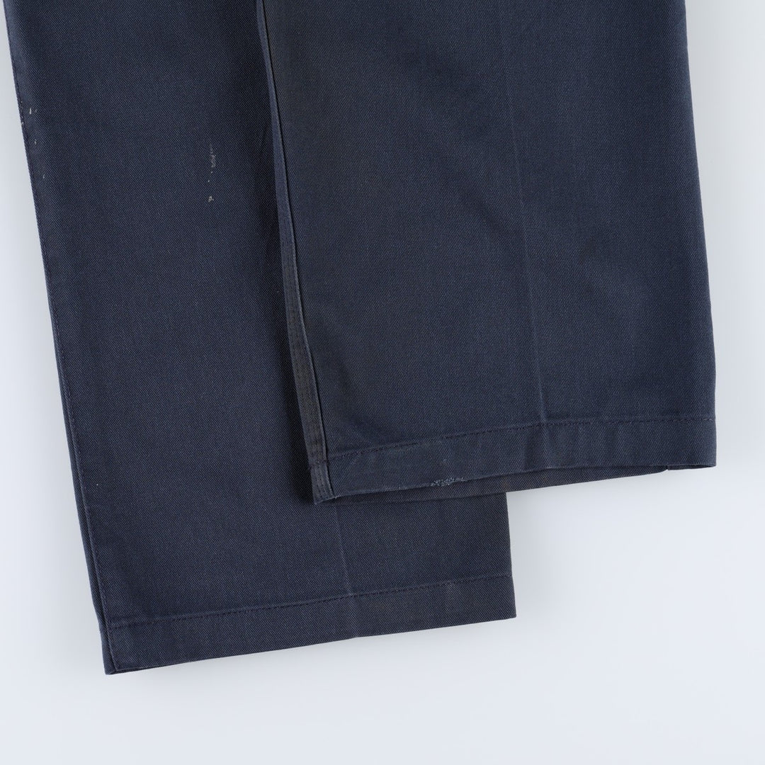 Carhartt Blended Twill Pant Work Pants, Men's W33 (approx.) polyester navy blue type Vintage Second Hand
