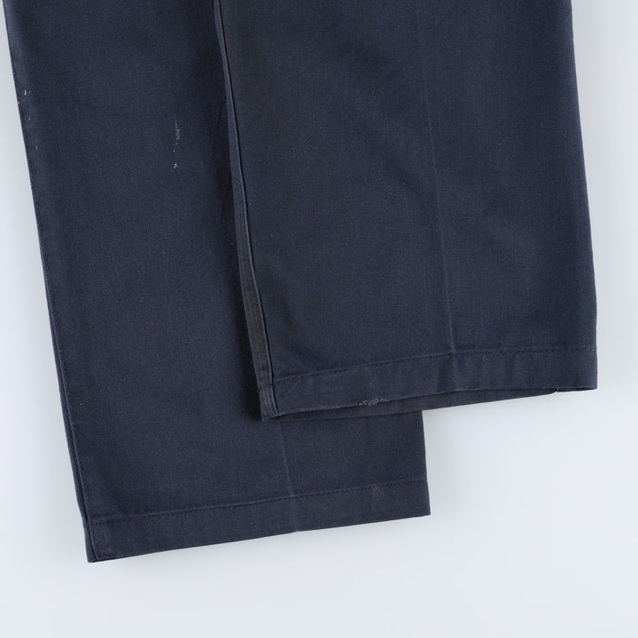 Carhartt Blended Twill Pant Work Pants, Men's W33 (approx.) polyester navy blue type Vintage Second Hand