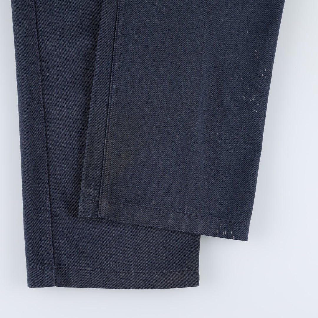 Carhartt Blended Twill Pant Work Pants, Men's W33 (approx.) polyester navy blue type Vintage Second Hand