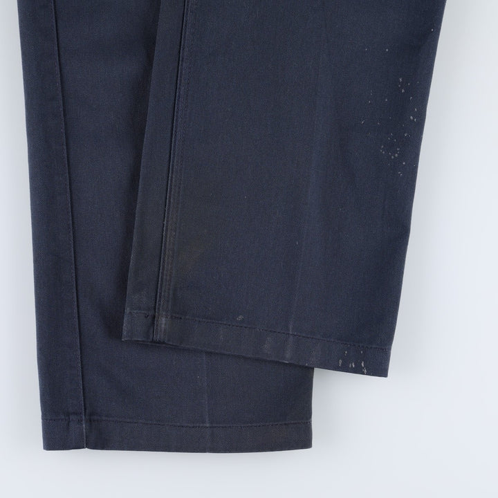 Carhartt Blended Twill Pant Work Pants, Men's W33 (approx.) polyester navy blue type Vintage Second Hand