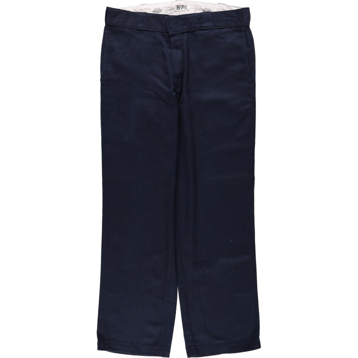 Dickies 874 Original Fit Work Pants, Men's, Size W34 polyester black type Vintage Second Hand