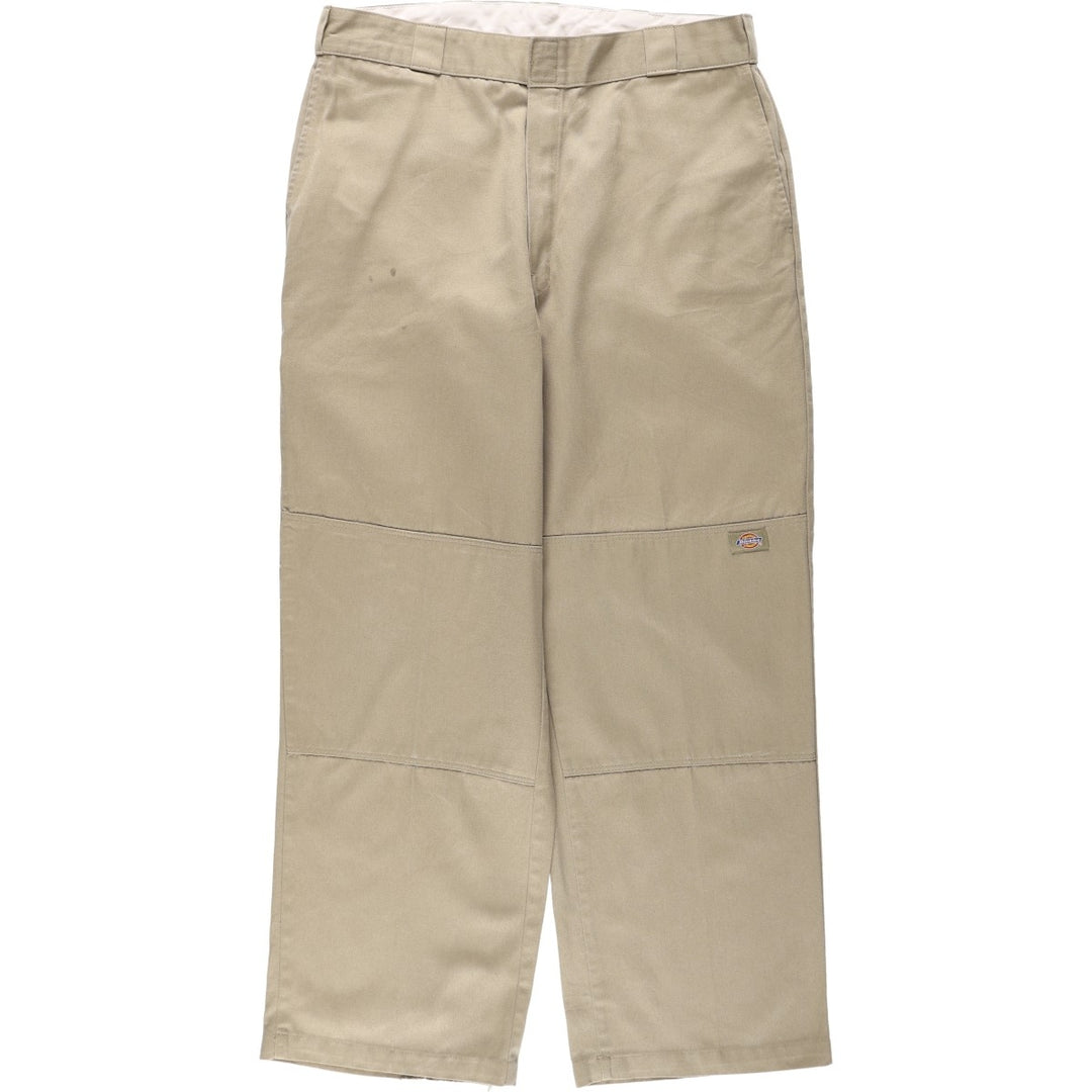 Dickies Work Pants Men's W37 polyester Beige type Vintage Second Hand