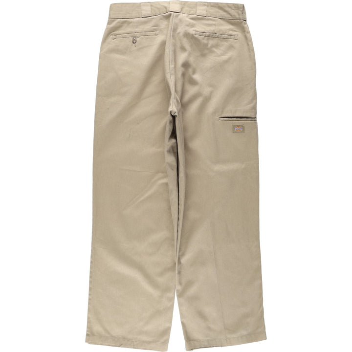 Dickies Work Pants Men's W37 polyester Beige type Vintage Second Hand