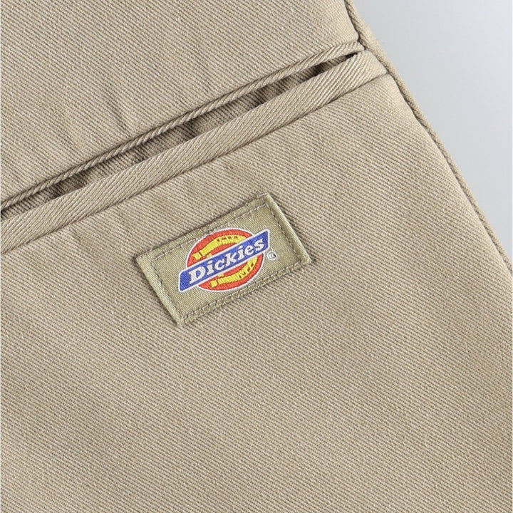 Dickies Work Pants Men's W37 polyester Beige type Vintage Second Hand