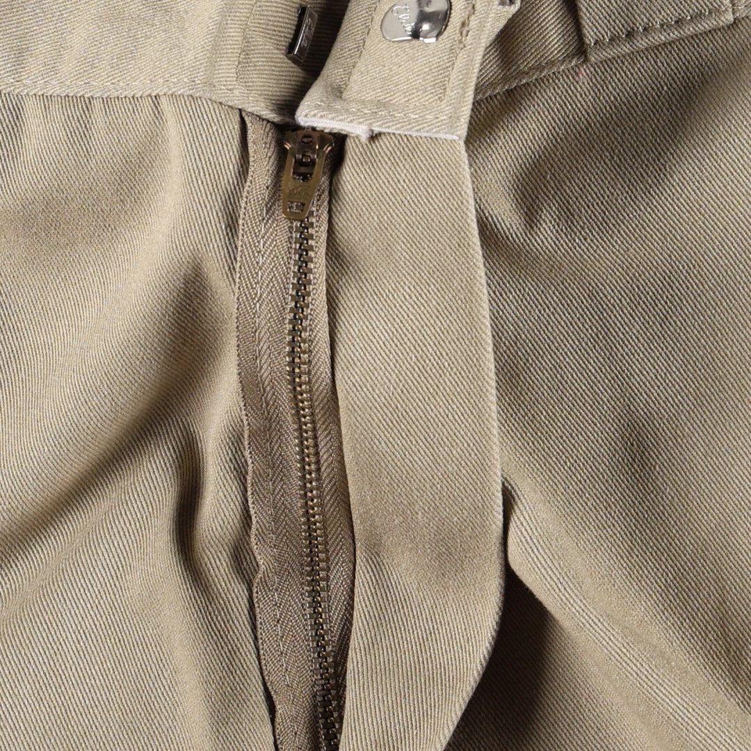 Dickies Work Pants Men's W37 polyester Beige type Vintage Second Hand