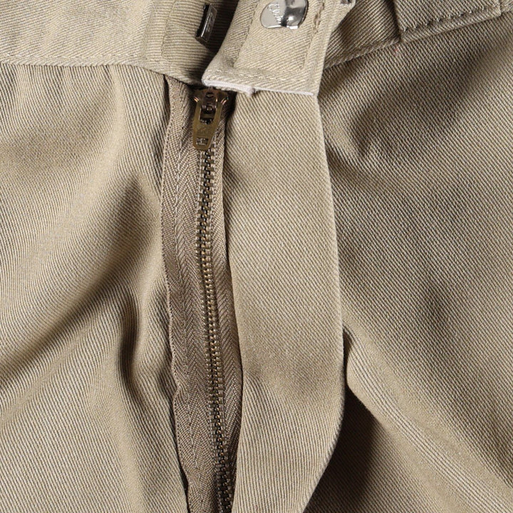 Dickies Work Pants Men's W37 polyester Beige type Vintage Second Hand