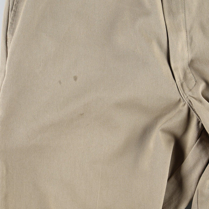 Dickies Work Pants Men's W37 polyester Beige type Vintage Second Hand
