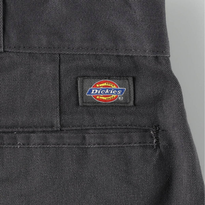 Dickies Work Pants Men's W37 polyester Charcoal Vintage Second Hand