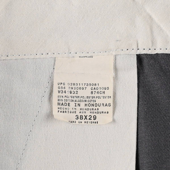 Dickies Work Pants Men's W37 polyester Charcoal Vintage Second Hand