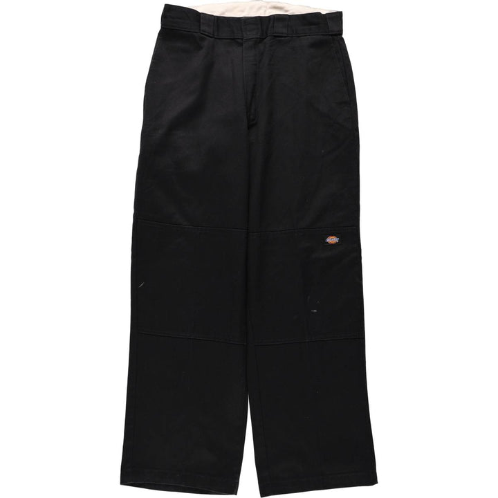 Dickies Double Knee Painter Pants Men's W33 polyester black type Vintage Second Hand