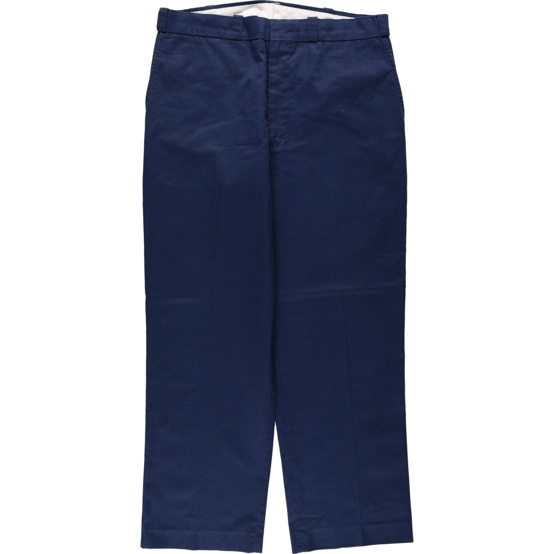 Work pants, made in USA, men's size W35 (approx.), vintage. unclear navy blue type Vintage Second Hand
