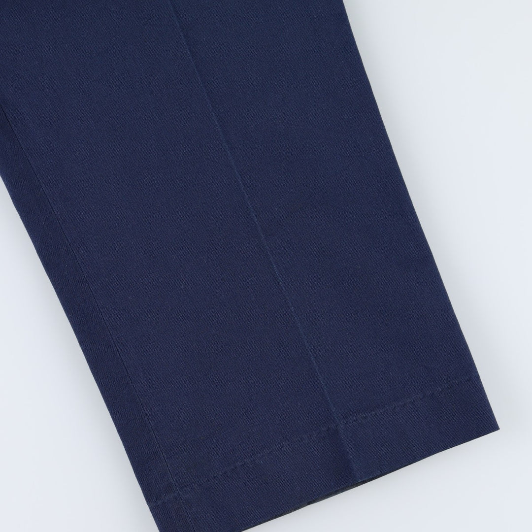Work pants, made in USA, men's size W35 (approx.), vintage. unclear navy blue type Vintage Second Hand