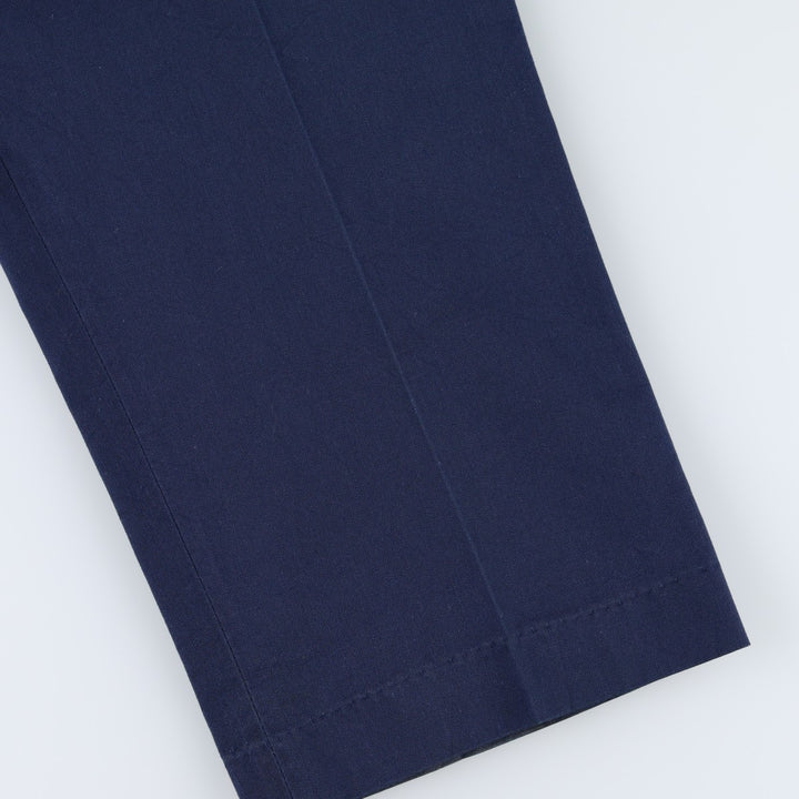 Work pants, made in USA, men's size W35 (approx.), vintage. unclear navy blue type Vintage Second Hand