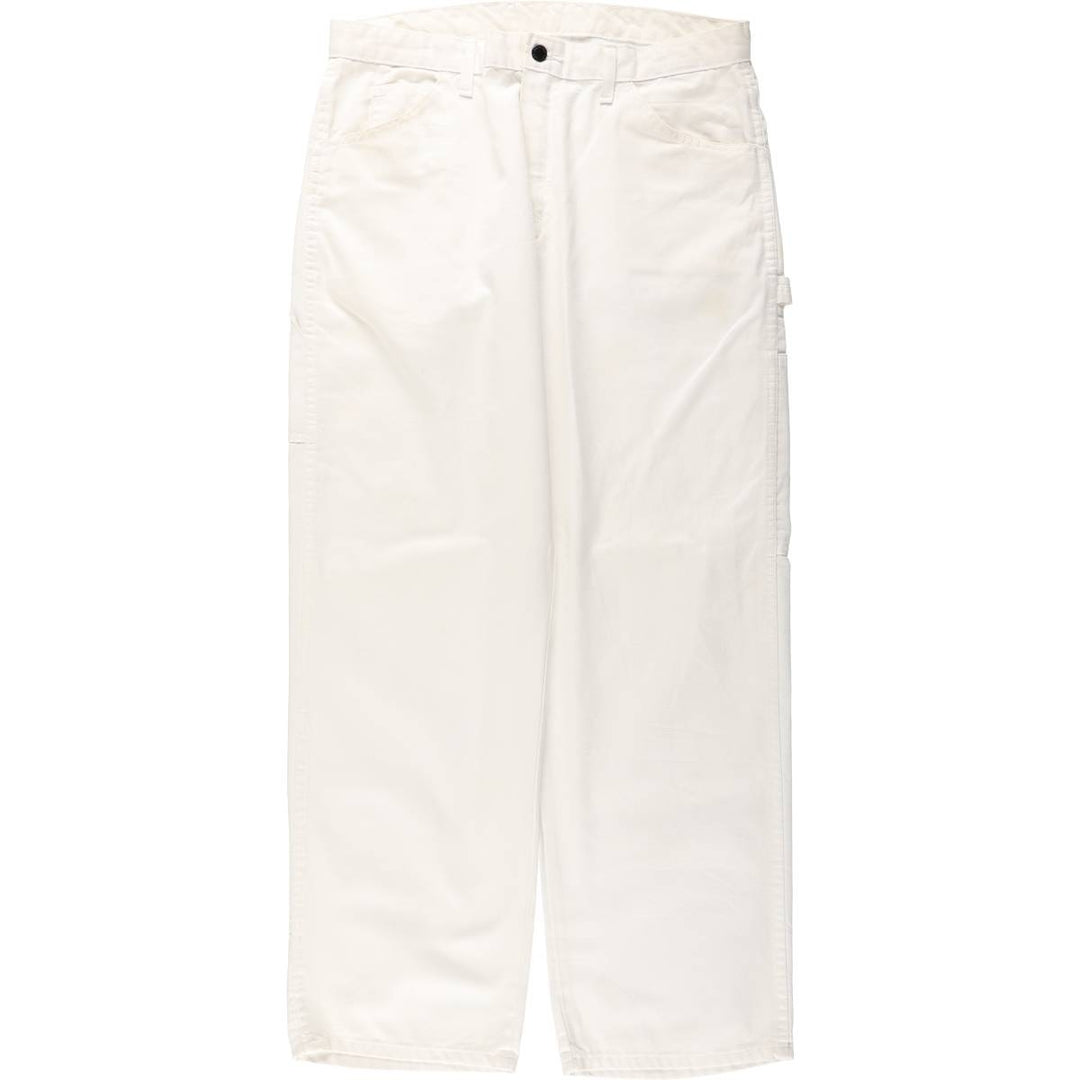 Dickies Painter Pants Men's Size W36 polyester white type Vintage Second Hand