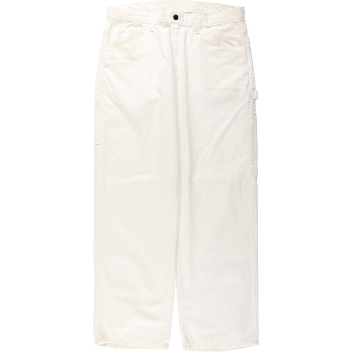 Dickies Painter Pants Men's Size W36 polyester white type Vintage Second Hand