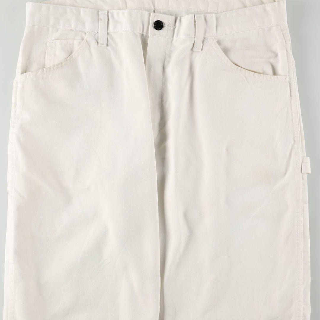 Dickies Painter Pants Men's Size W36 polyester white type Vintage Second Hand