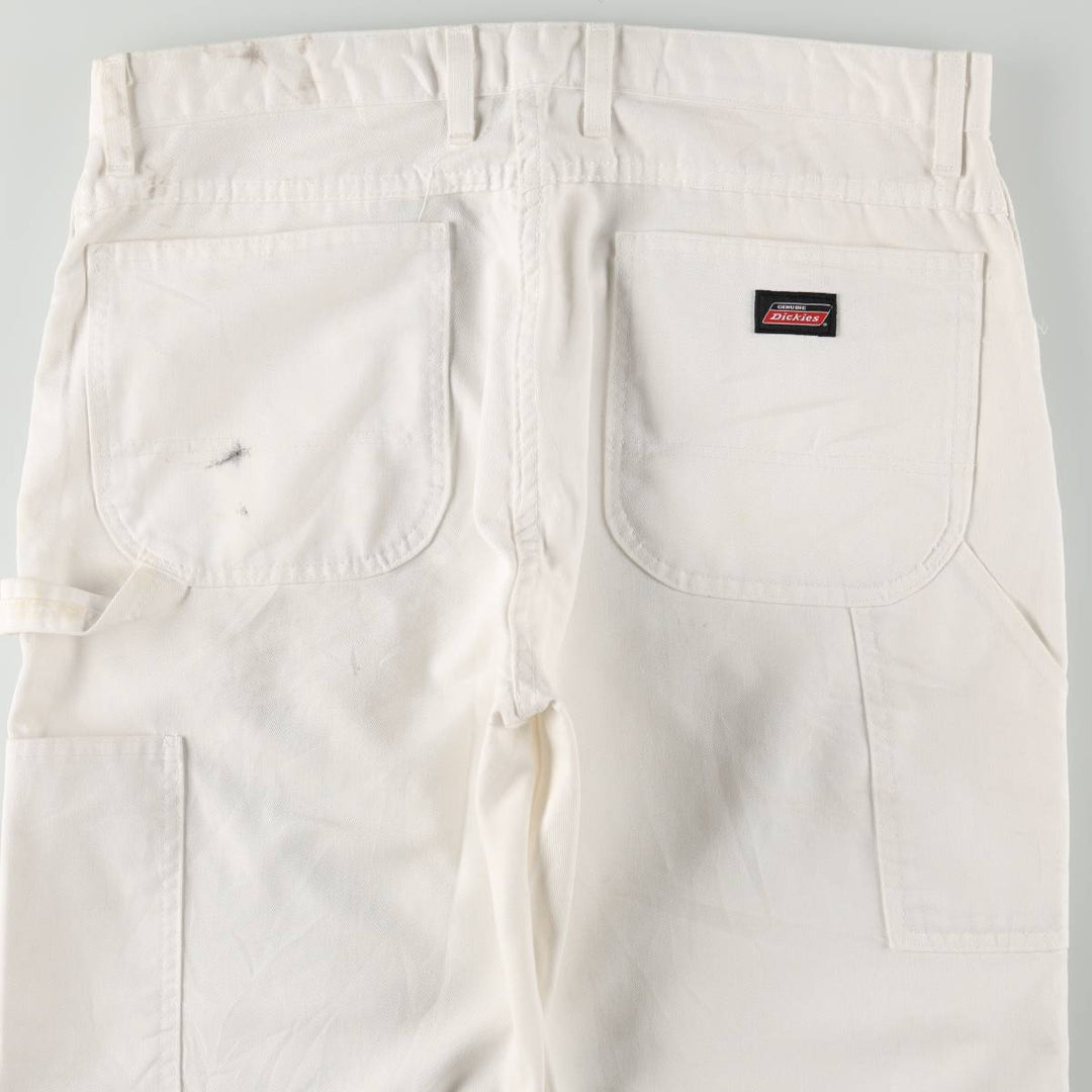 Dickies Painter Pants Men's Size W36 polyester white type Vintage Second Hand