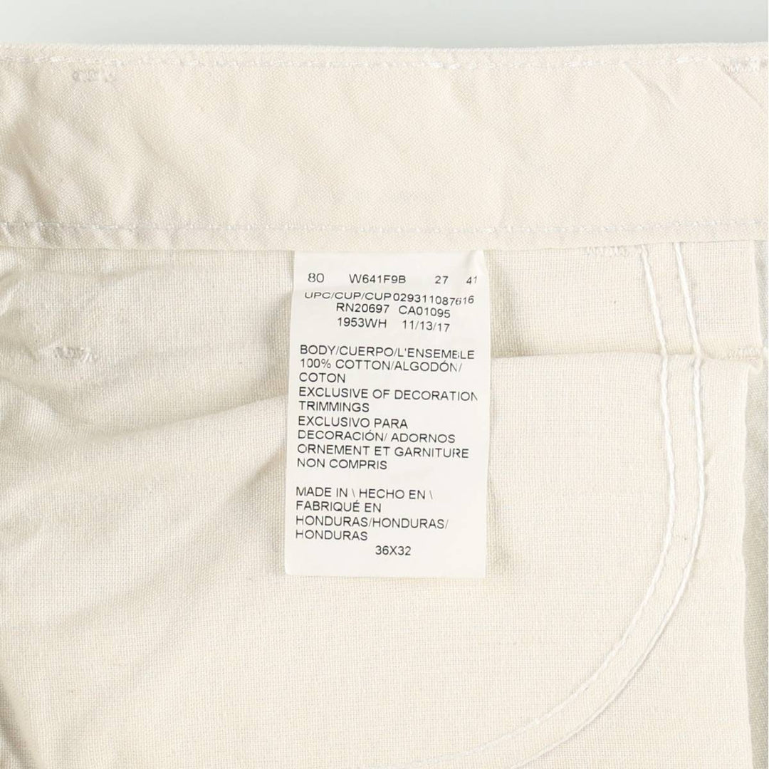 Dickies Painter Pants Men's Size W36 cotton white type Vintage Second Hand