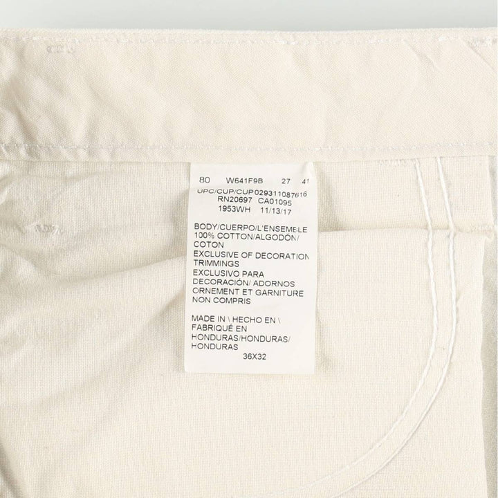 Dickies Painter Pants Men's Size W36 cotton white type Vintage Second Hand