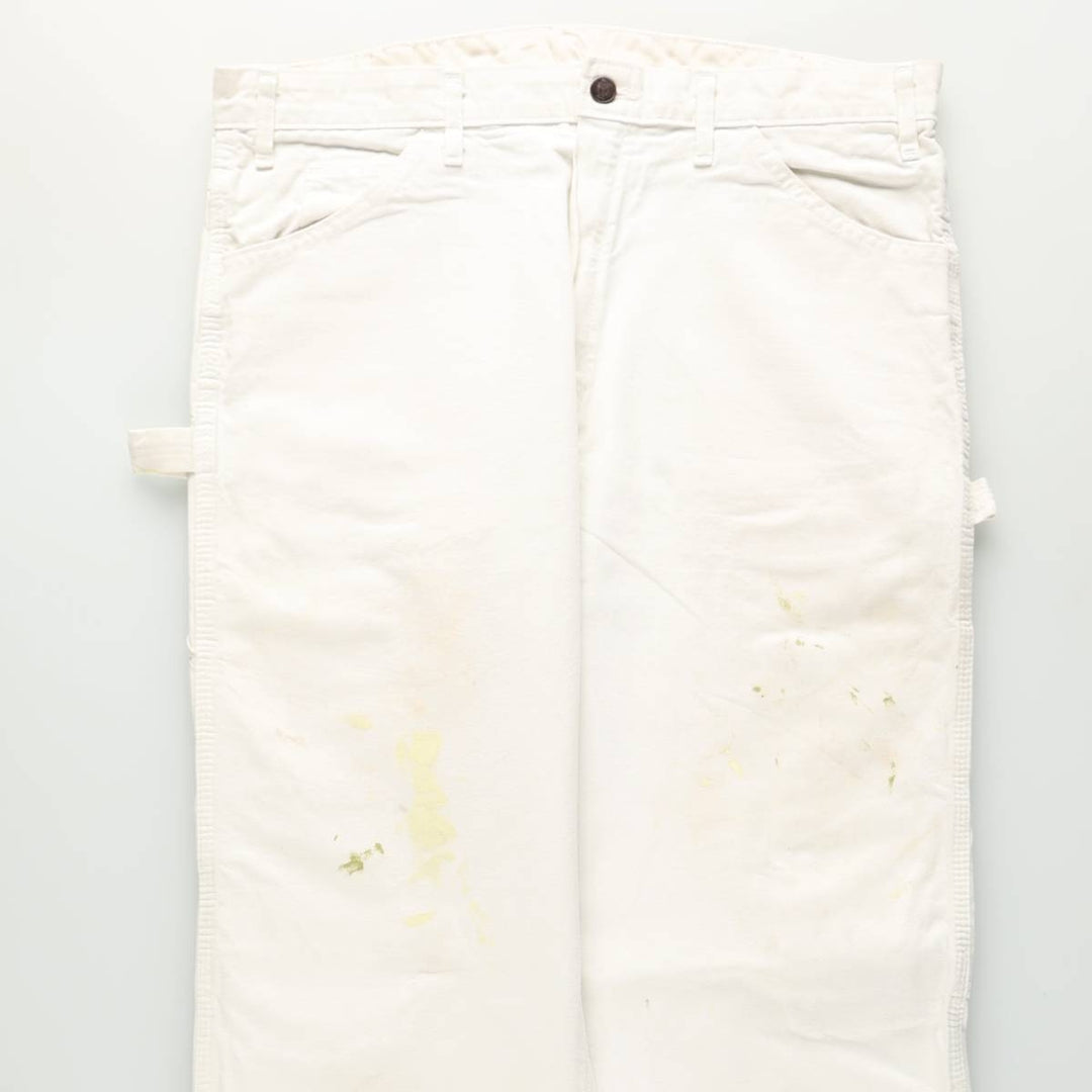 Dickies Painter Pants Men's Size W36 cotton white type Vintage Second Hand