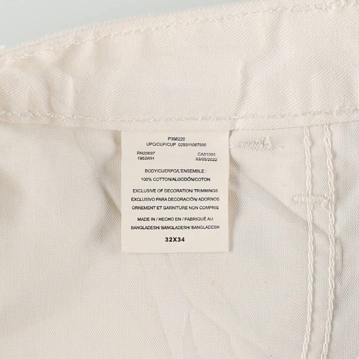 Dickies Painter Pants Men's W32 equivalent cotton white type Vintage Second Hand