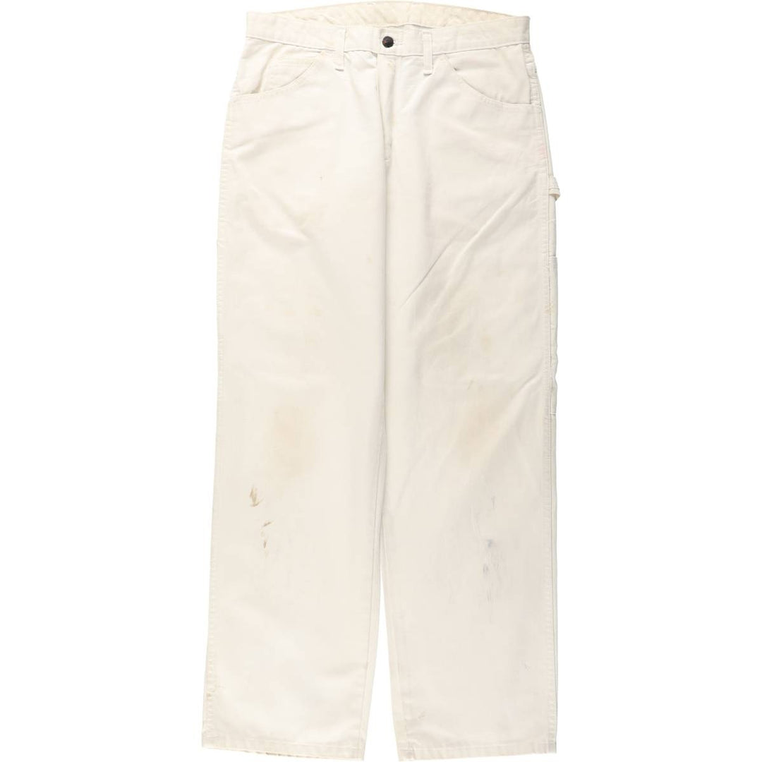 Dickies Painter Pants Men's Size W33 unclear white type Vintage Second Hand