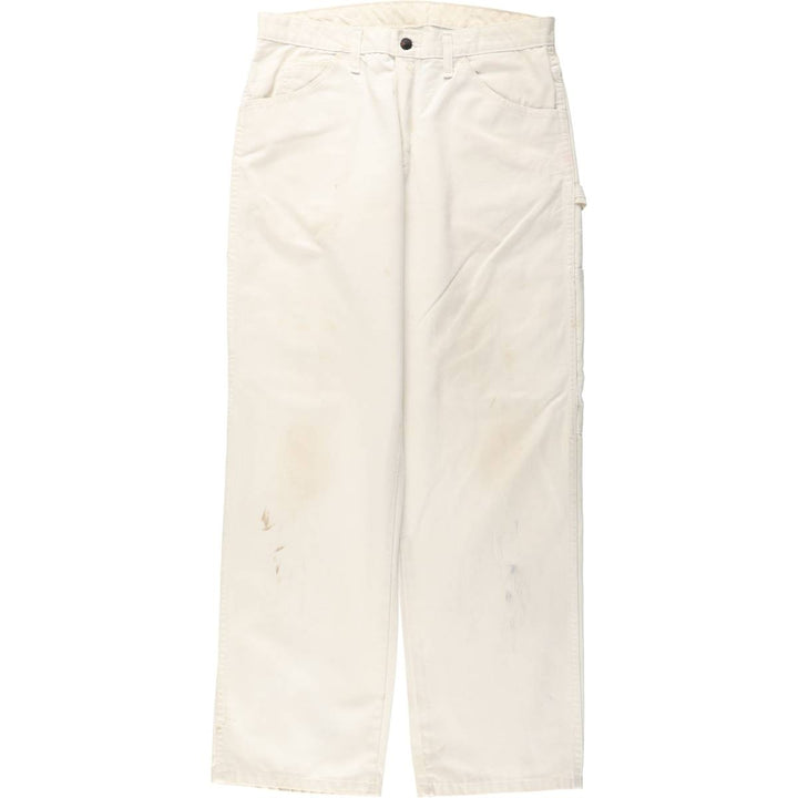 Dickies Painter Pants Men's Size W33 unclear white type Vintage Second Hand