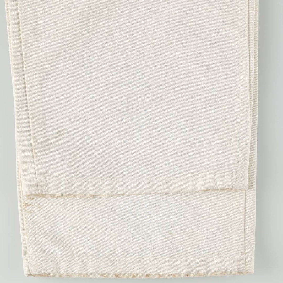 Dickies Painter Pants Men's Size W33 unclear white type Vintage Second Hand