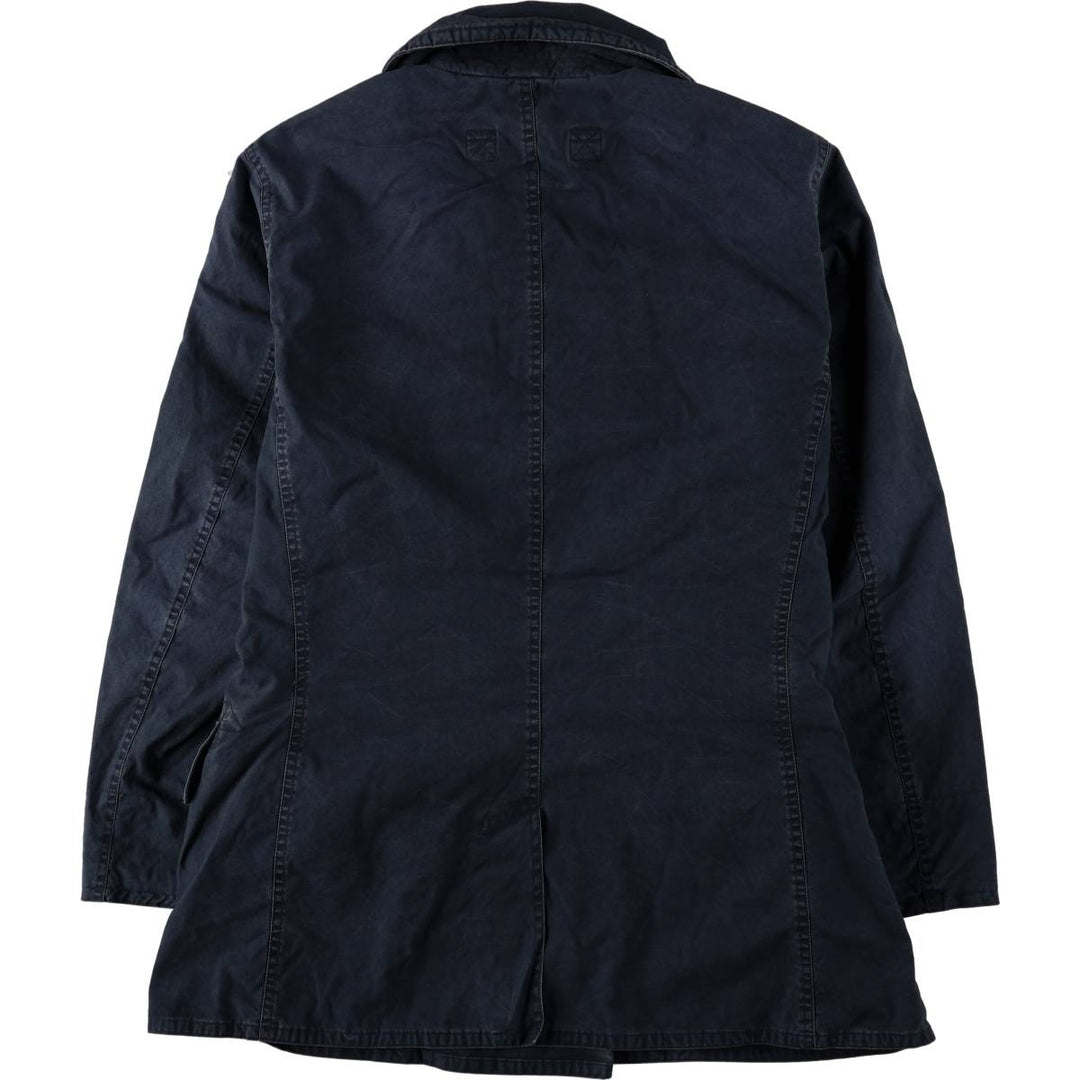 Ralph Lauren POLO RALPH LAUREN Pea Coat (Women's Size L equivalent) cotton navy blue type Vintage Second Hand