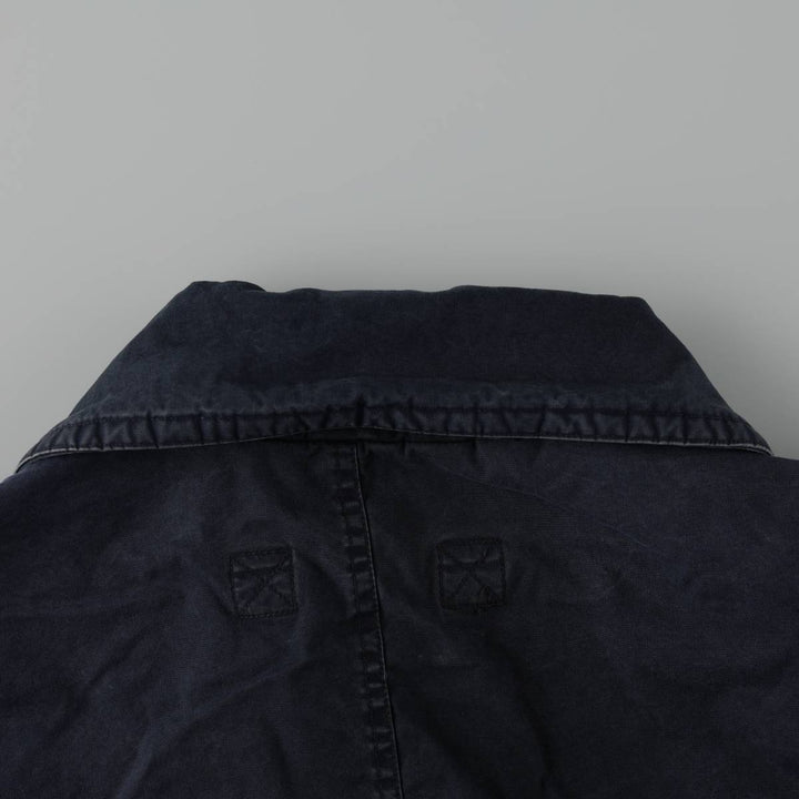 Ralph Lauren POLO RALPH LAUREN Pea Coat (Women's Size L equivalent) cotton navy blue type Vintage Second Hand