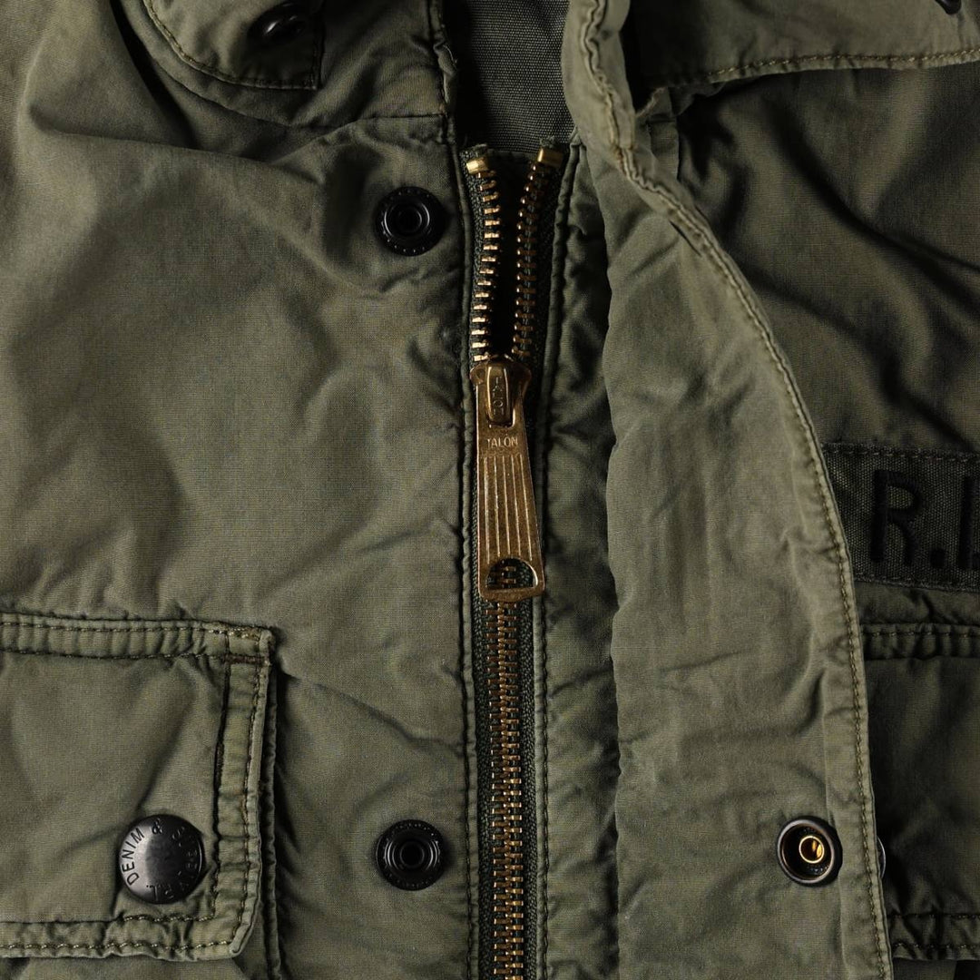 Ralph Lauren DENIM and SUPPLY Military Field Jacket, Men's Size M (approx.) cotton Khaki type Vintage Second Hand