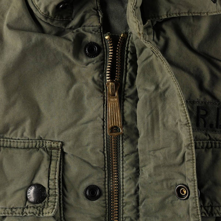Ralph Lauren DENIM and SUPPLY Military Field Jacket, Men's Size M (approx.) cotton Khaki type Vintage Second Hand