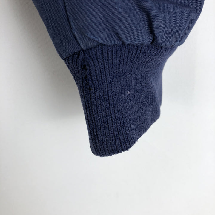 1970'S Sears Outerwear Derby Jacket Cup Shoulder Jacket Men's Size L (approx.) Vintage cotton Navy blue Vintage Second Hand