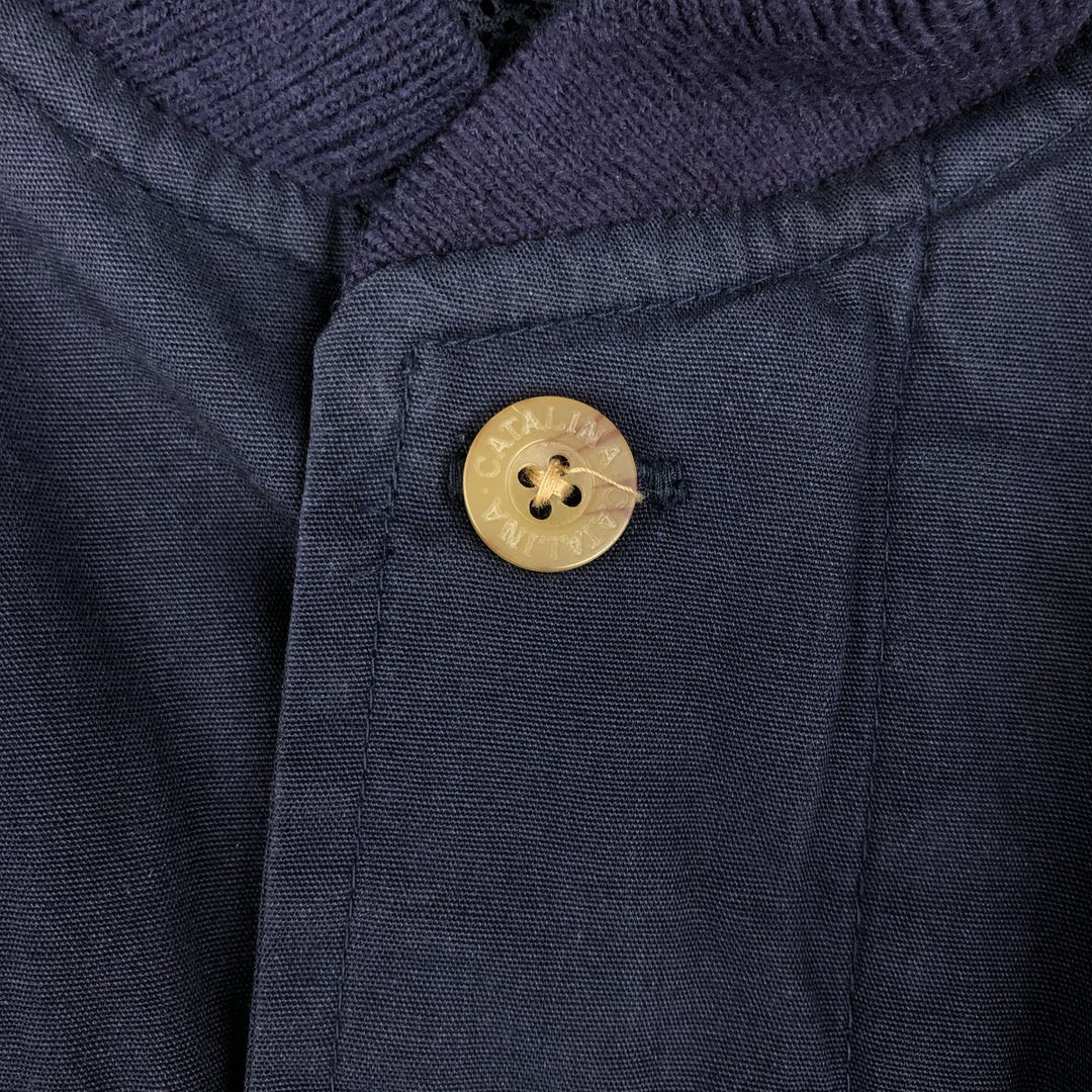 90'S Catalina Derby Jacket, Cup Shoulder Jacket, Men's Size L (approx.), Vintage cotton navy blue type Vintage Second Hand